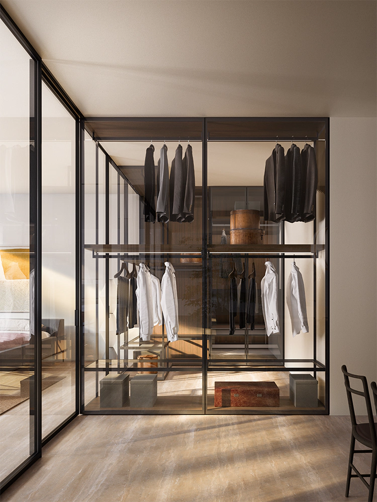 Modular Walk-in closet | Boffi Antibes