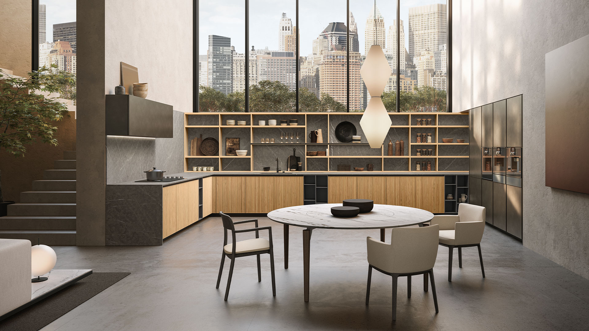 Luxury and Modern Indoor Kitchens | Indoor Kitchens Boffi Xila
