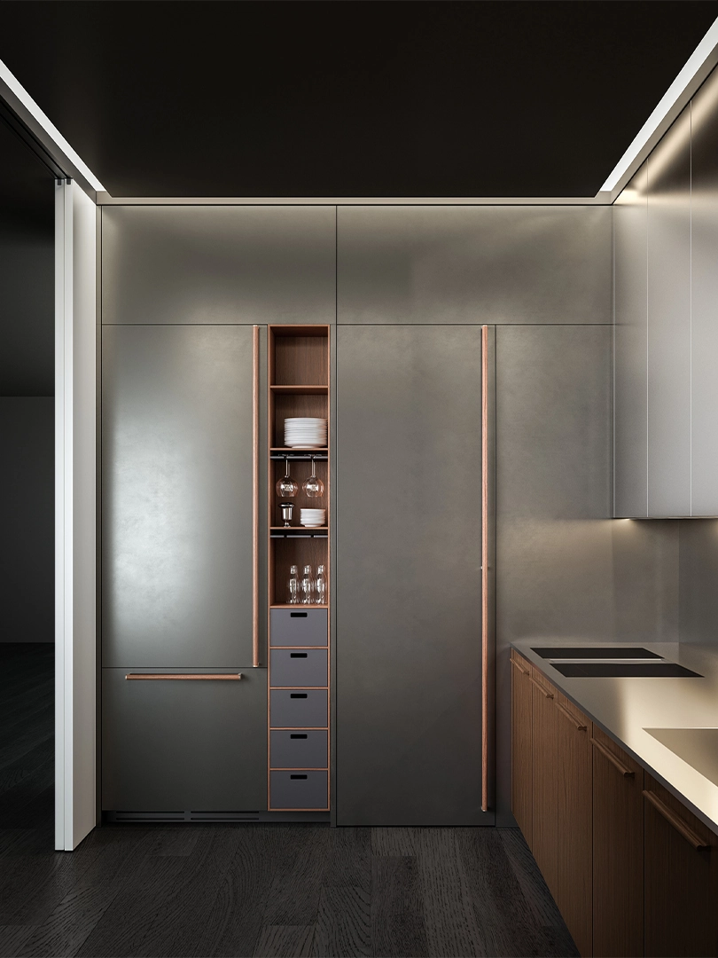 LUXURY DESIGN KITCHEN HIDE SLIDE3