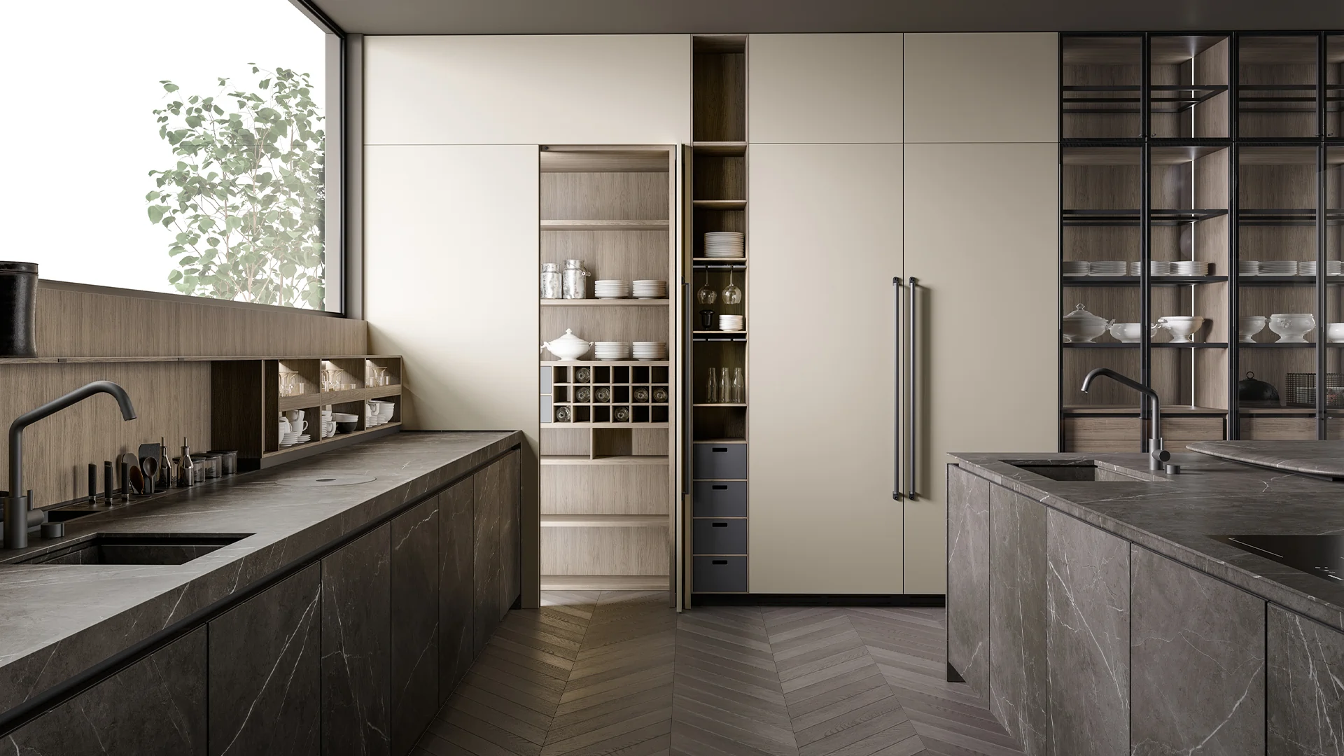 LUXURY DESIGN KITCHEN HIDE SLIDE7