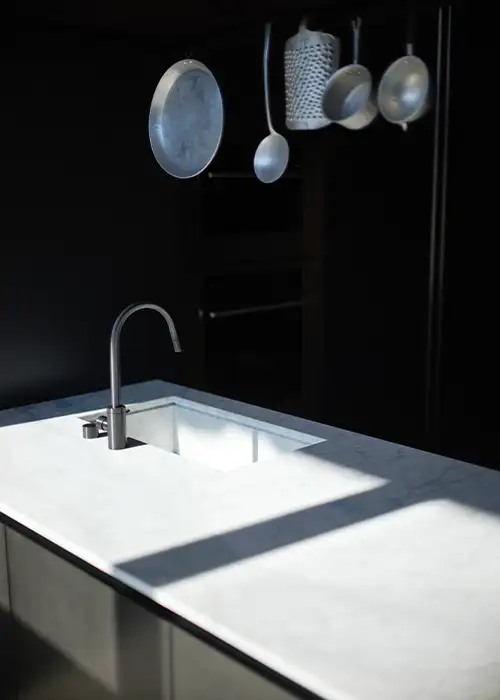 Immagine degli interni del nuovo negozio Boffi|DePadova Studio a Casablanca in Marocco