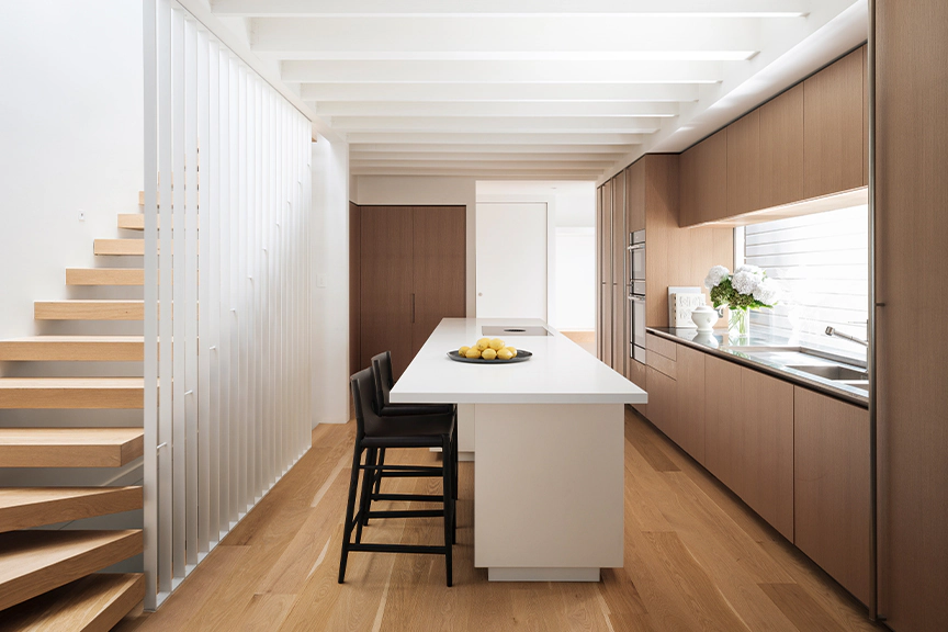 Progetto di arredamento di design made in italy a Bronte in Australia3
