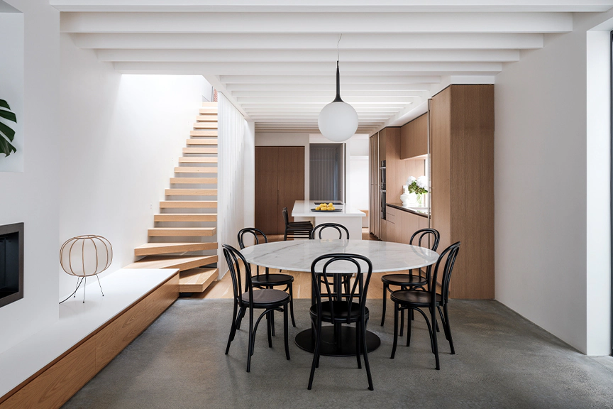 Progetto di arredamento di design made in italy a Bronte in Australia5