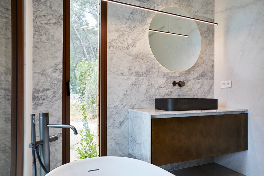 Progetto di arredo a Roquebrune Cap Martini1